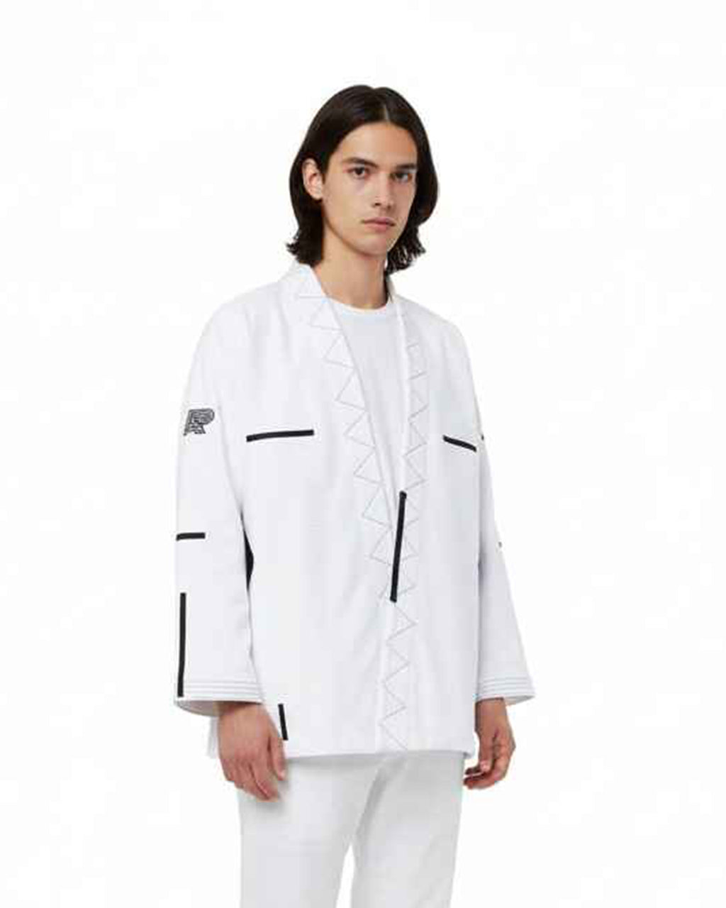 ALBINO & PRETO GROUND MOVEMENT WEISSER KIMONO / GI