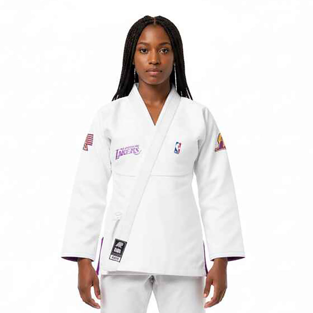 ALBINO & PRETO X NBA LAKERS WEISSER KIMONO / GI