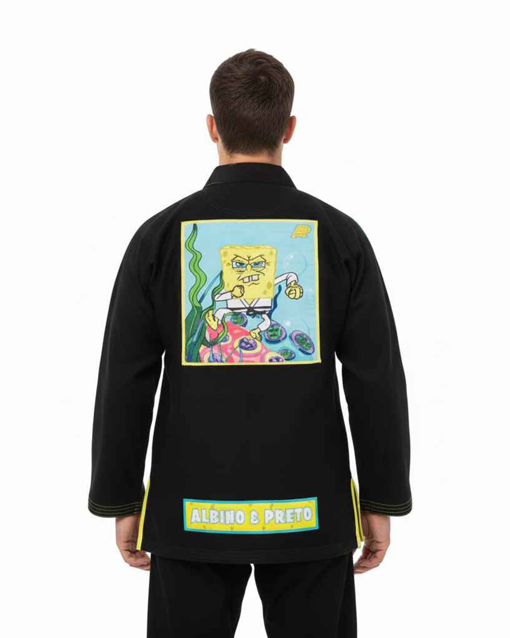 ALBINO & PRETO x SPONGEBOB 2 ERWACHSENEN KIMONO / GI