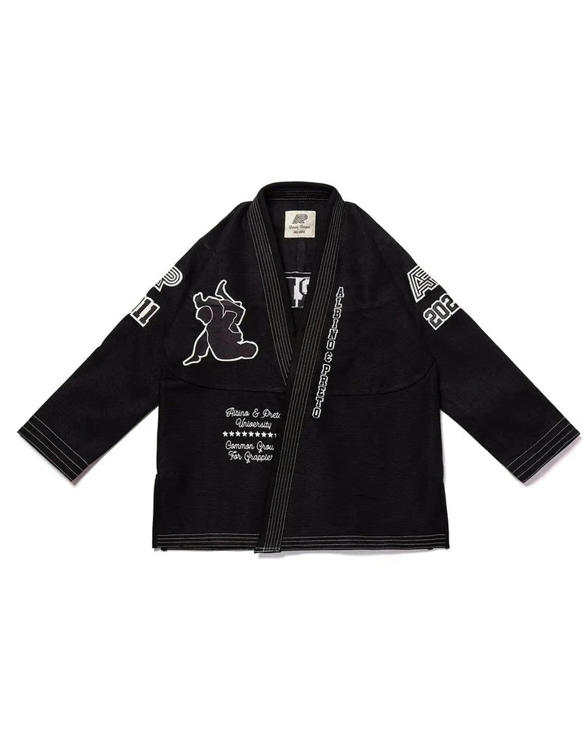ALBINO & PRETO B102 UNIVERSITY GI BLACK KIMONO / GI