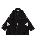 ALBINO & PRETO GROUND MOVEMENT SCHWARZER KIMONO / GI