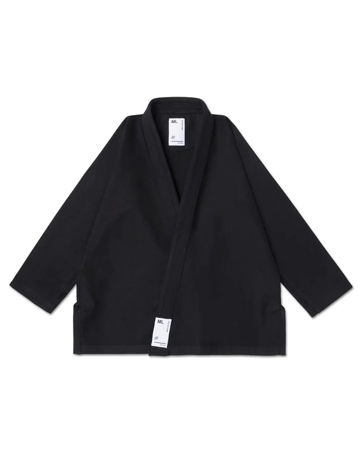 ALBINO & PRETO WORKWEAR SCHWARZER KIMONO / GI
