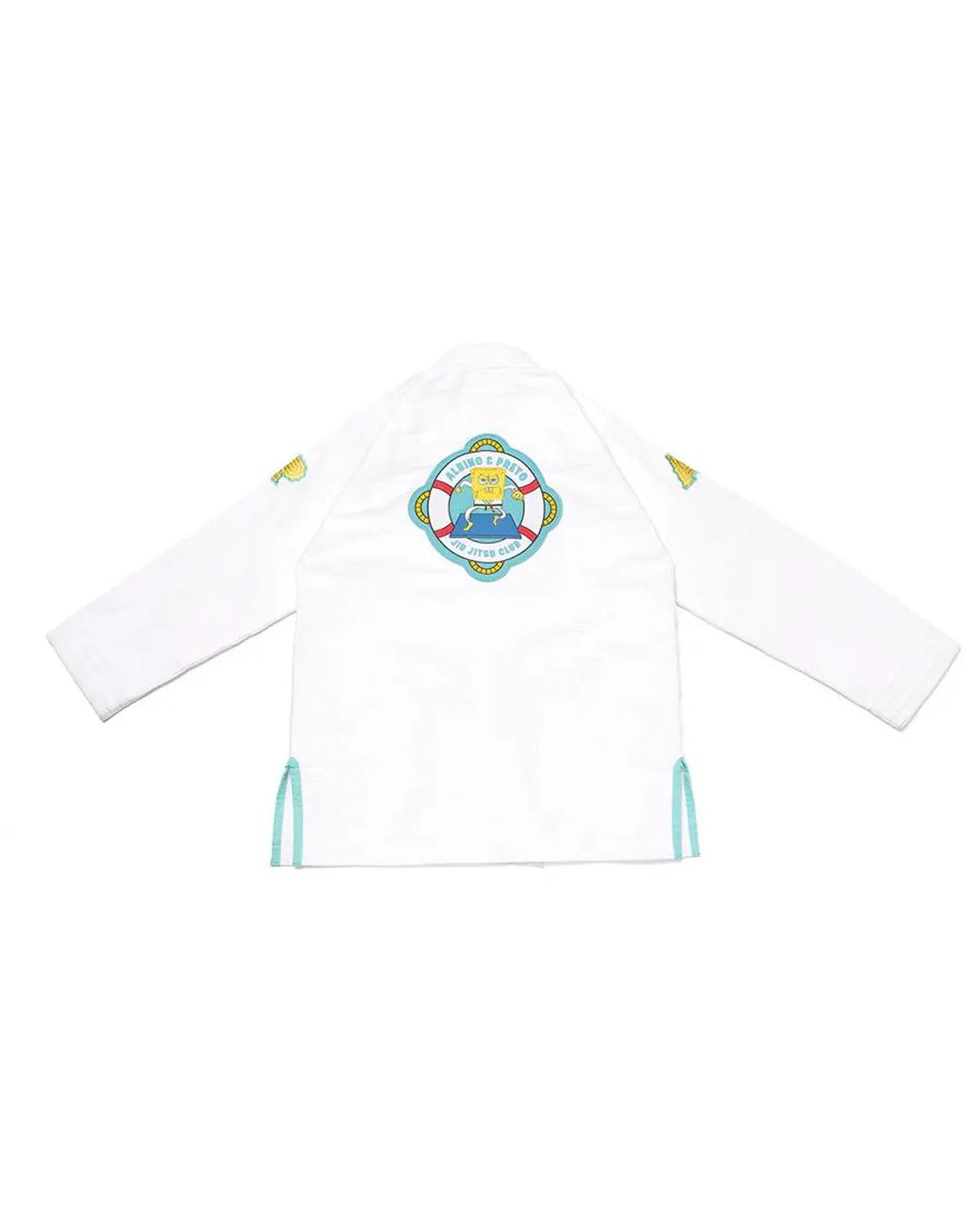 ALBINO & PRETO B73 SPONGEBOB WEISSER KIMONO / GI