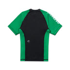 ALBINO & PRETO WW KIDS RANK SS RASHGUARD GREEN/BLACK
