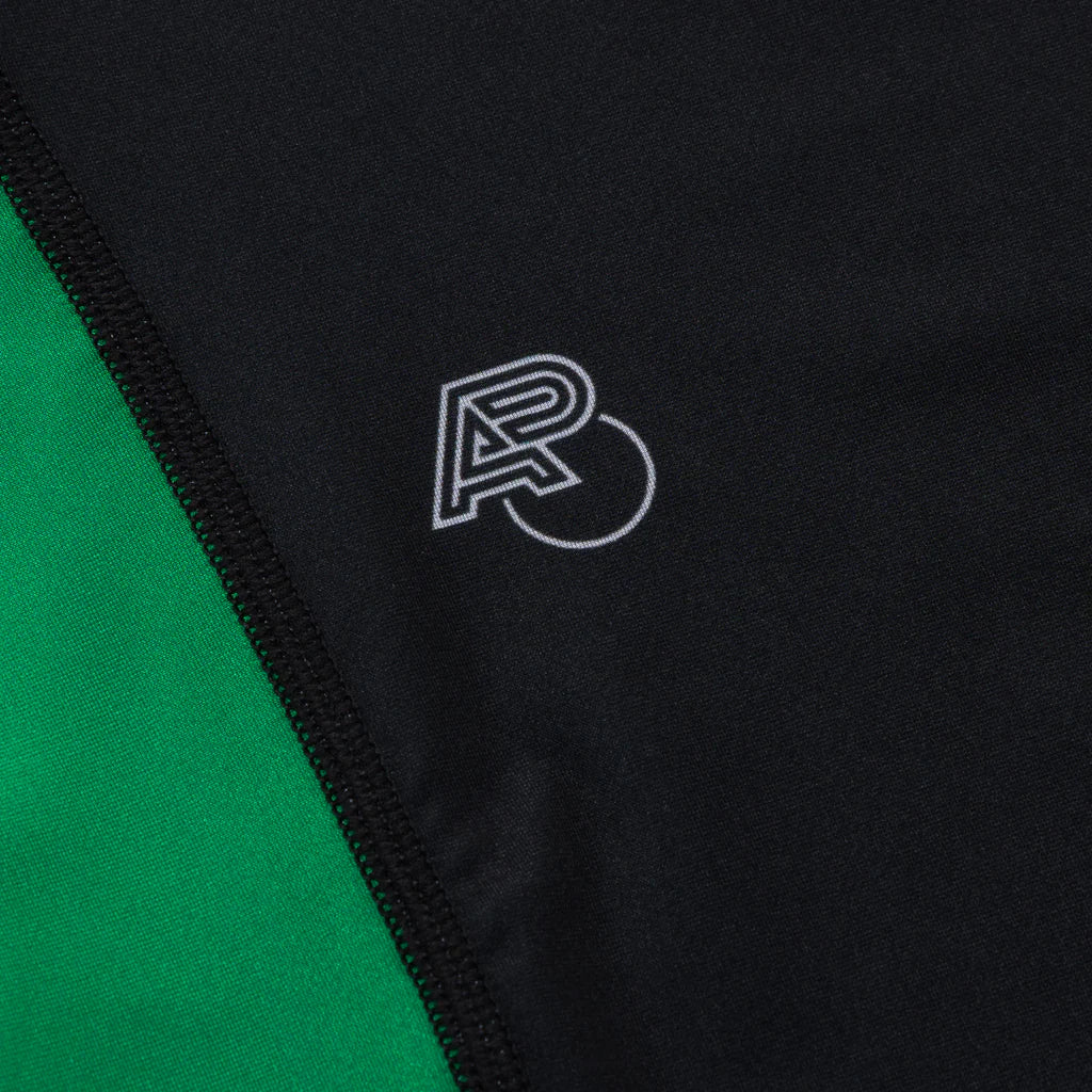 ALBINO & PRETO WW KIDS RANK SS RASHGUARD GREEN/BLACK