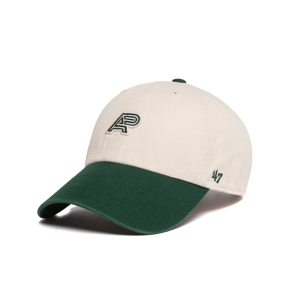 AP x '47 TT CLEAN UP HAT CREME/GRÜN