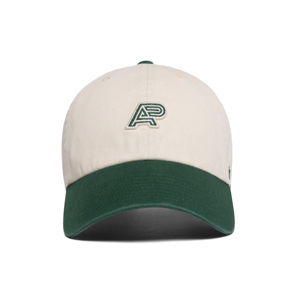 AP x '47 TT CLEAN UP HAT CREME/GRÜN