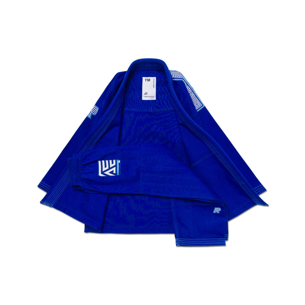 ALBINO & PRET BBBW HERRINGBONE KIDS BLUE / GI