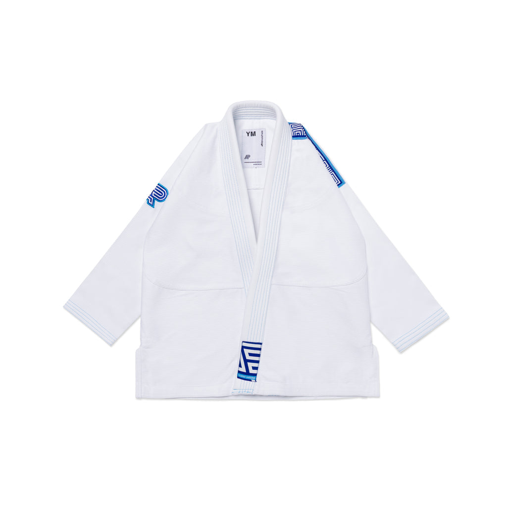 ALBINO & PRETO BBBW HERRINGBONE KIDS WHITE / GI