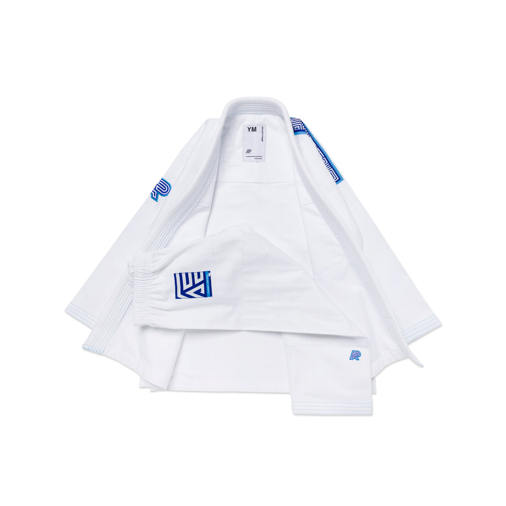 ALBINO & PRETO BBBW HERRINGBONE KIDS WHITE / GI
