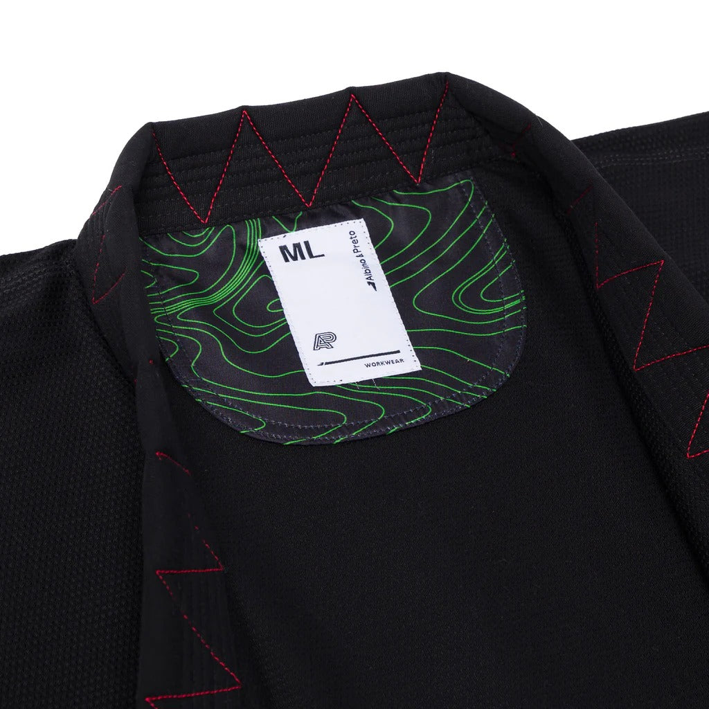 ALBINO & PRETO ELEKTRONIC BLACK LIMITED EDITION KIMONO / GI