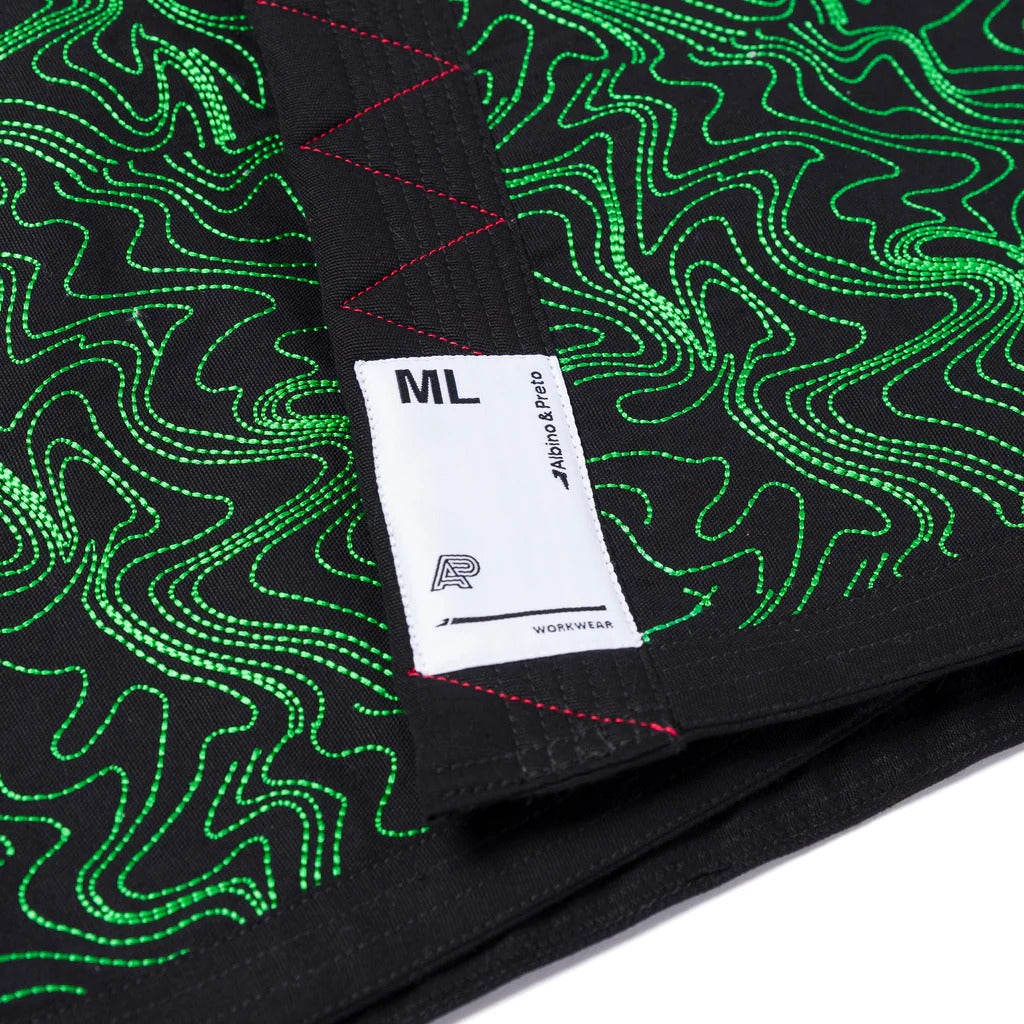 ALBINO & PRETO ELEKTRONIC BLACK LIMITED EDITION KIMONO / GI