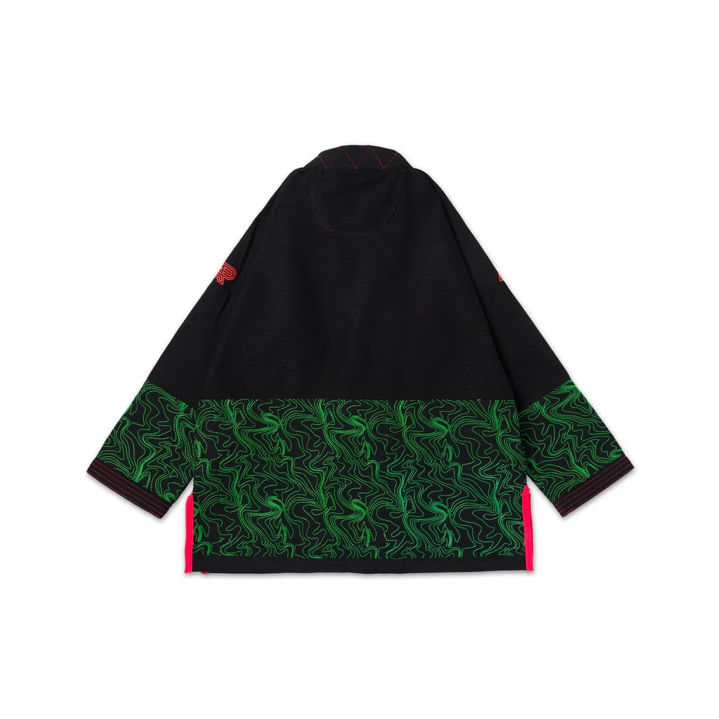 ALBINO & PRETO ELEKTRONIC BLACK LIMITED EDITION KIMONO / GI