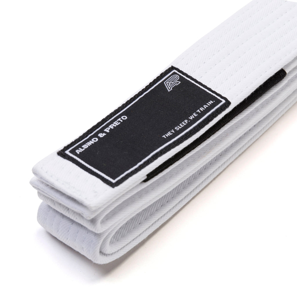 A&P KIDS HERRINGBONE CLASSIC BELT WHITE