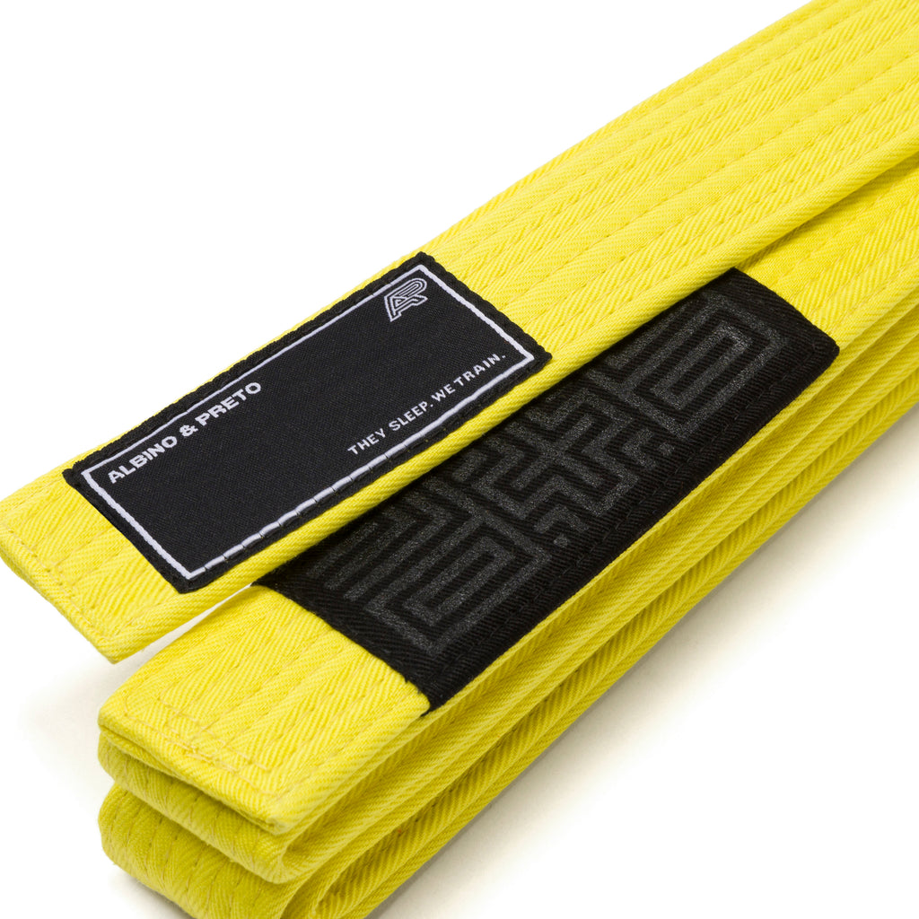A&P KIDS HERRINGBONE CLASSIC BELT YELLOW