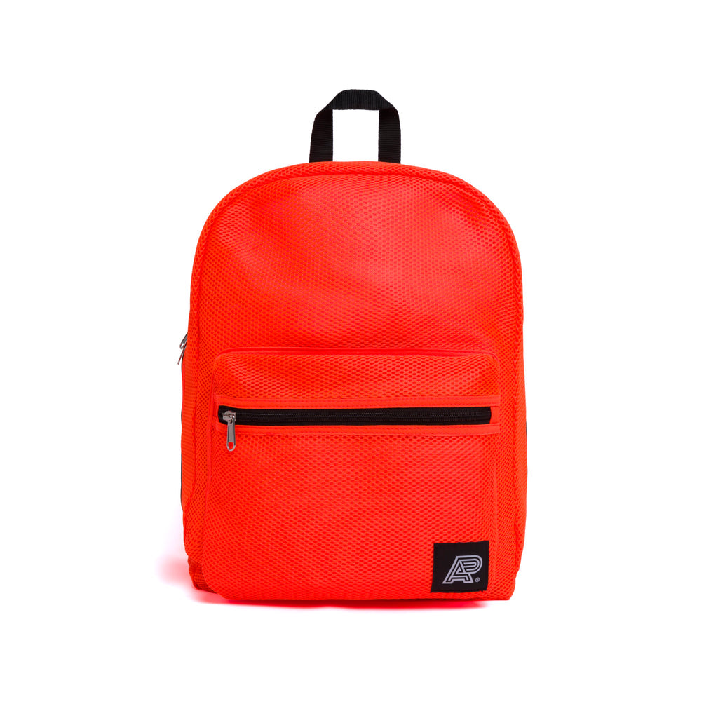 MOCHILA DE MALLA A&P HL NARANJA
