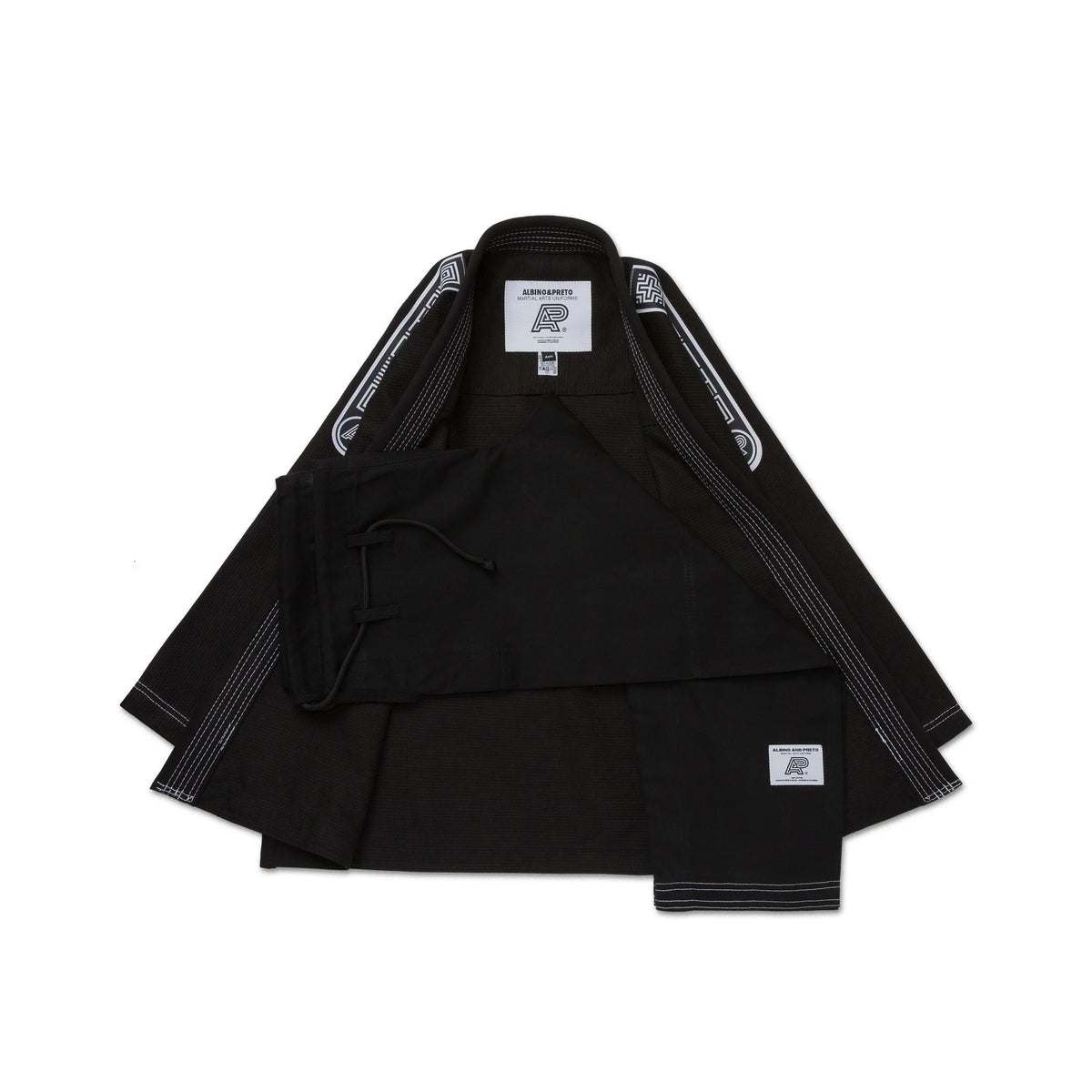 A&P MIL-SP Brazil DP.1 Black BJJ Kimono