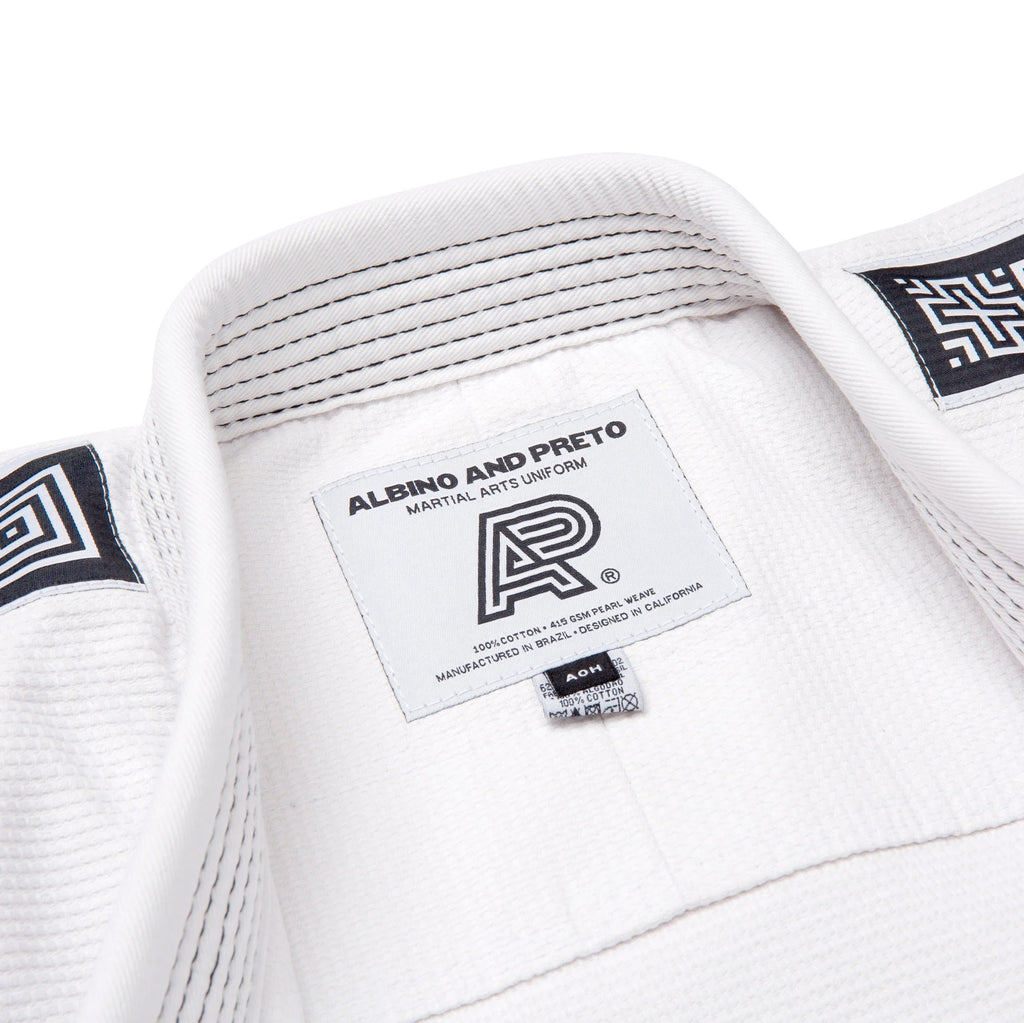 A&P MIL-SP Brazil DP.1 White Jiu Jitsu Gi