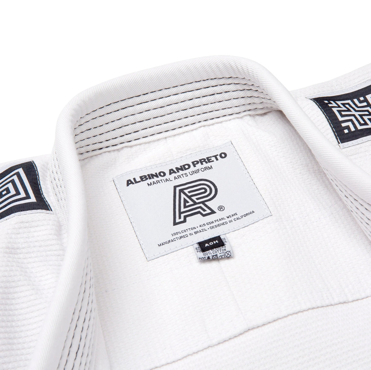 A&P MIL-SP Brazil DP.1 White Jiu Jitsu Gi