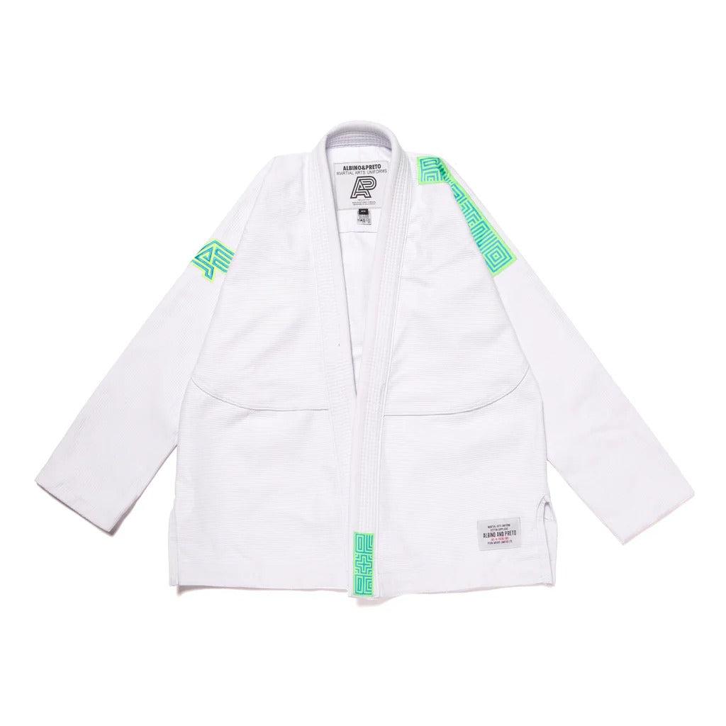 A&P Series 8 Brazil White Jiu Jitsu Kimono