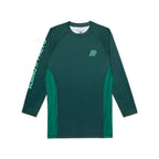 ALBINO & PRET WRASSE LS GREEN RASHGUARD