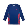 ALBINO & PRET WRASSE LS NAVY RASHGUARD