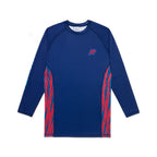 ALBINO & PRET WRASSE LS NAVY RASHGUARD