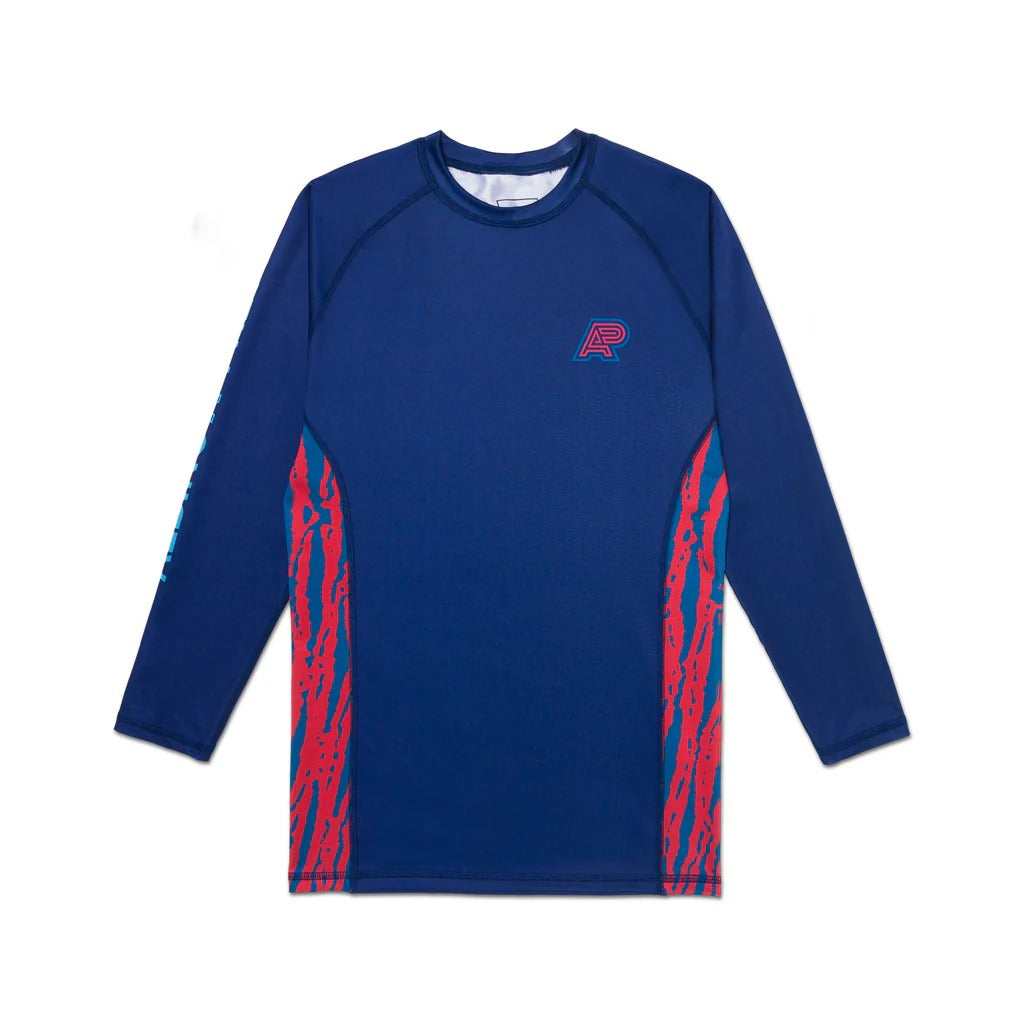 ALBINO & PRET WRASSE LS NAVY RASHGUARD