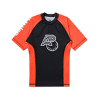 ALBINO & PRETO WW KIDS RANK SS RASHGUARD ORANGE/BLACK