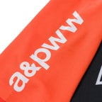 ALBINO & PRETO WW KIDS RANK SS RASHGUARD ORANGE/BLACK