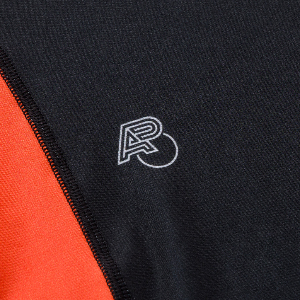 ALBINO & PRETO WW KIDS RANK SS RASHGUARD ORANGE/BLACK
