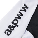 ALBINO & PRETO WW KIDS RANK SS RASHGUARD WHITE/BLACK