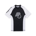 ALBINO & PRETO WW KIDS RANK SS RASHGUARD WHITE/BLACK
