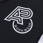 ALBINO & PRETO WW KIDS RANK SS RASHGUARD WHITE/BLACK