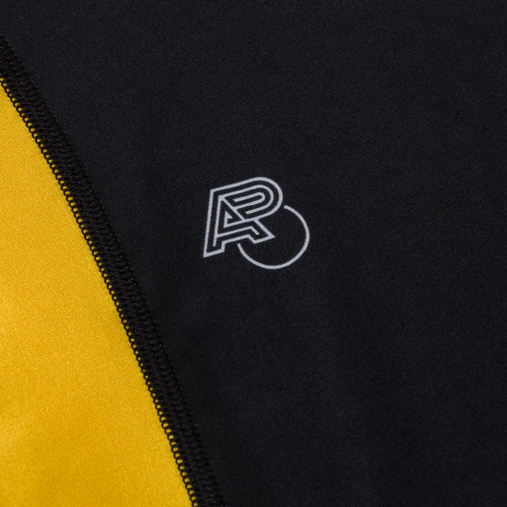 ALBINO & PRETO WW KIDS RANK SS RASHGUARD YELLOW/BLACK