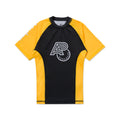 ALBINO & PRETO WW KIDS RANK SS RASHGUARD YELLOW/BLACK