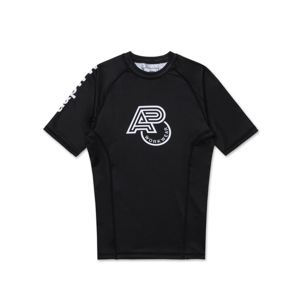 ALBINO & PRETO KIDS SS RASHGUARD BLACK