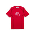 ALBINO & PRETO KIDS SS RASHGUARD RED