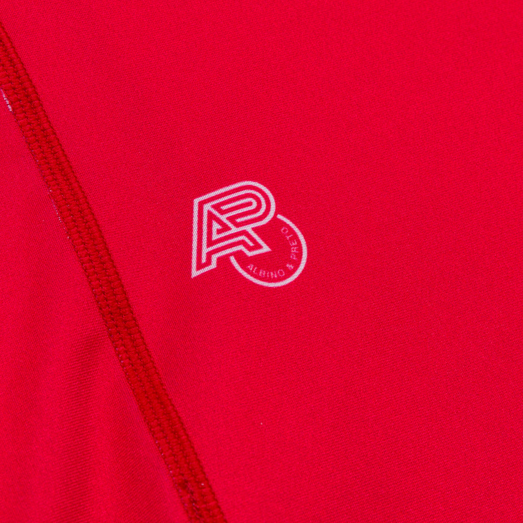 ALBINO & PRETO KIDS SS RASHGUARD RED