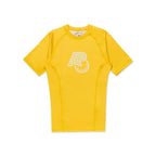 ALBINO & PRETO KIDS SS RASHGUARD YELLOW
