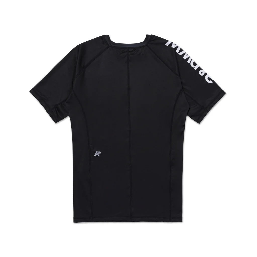 ALBINO & PRETO SS RANKED BLACK RASHGUARD