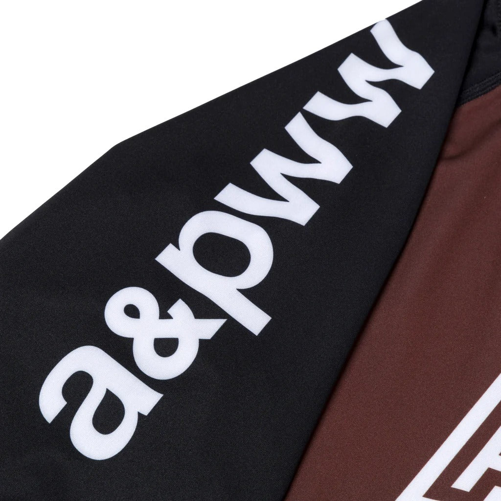 ALBINO & PRETO SS RANKED BROWN RASHGUARD