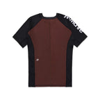 ALBINO & PRETO SS RANKED BROWN RASHGUARD