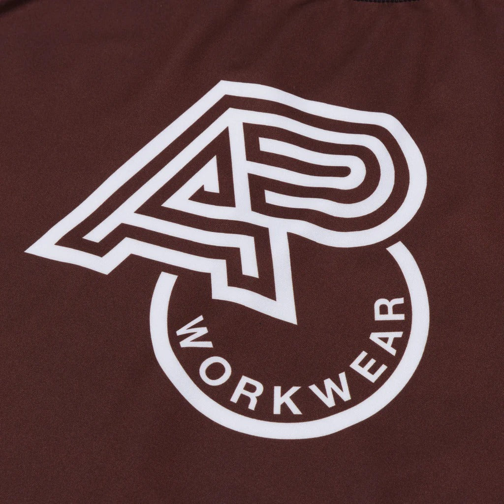 ALBINO & PRETO SS RANKED BROWN RASHGUARD