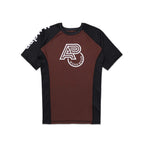 ALBINO & PRETO SS RANKED BROWN RASHGUARD