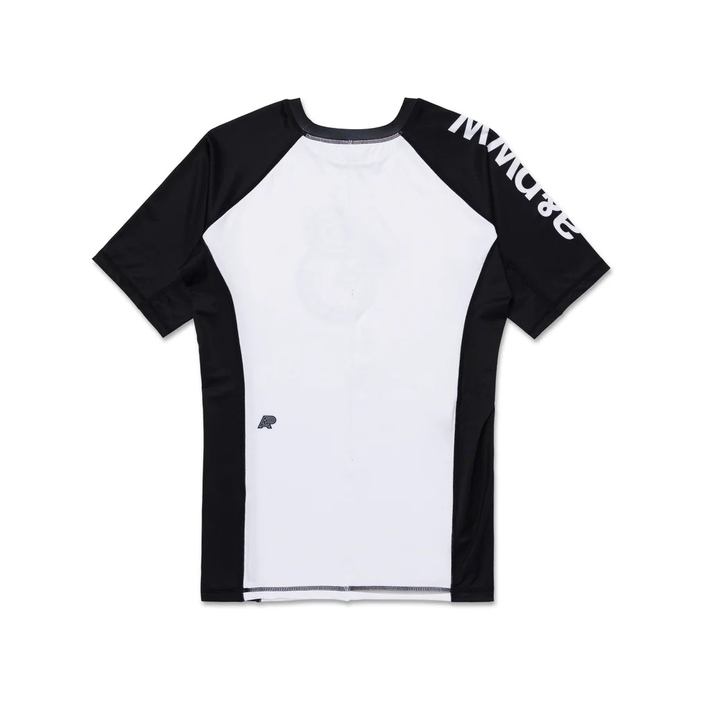 A&P WW SS RANKED WHITE RASHGUARD