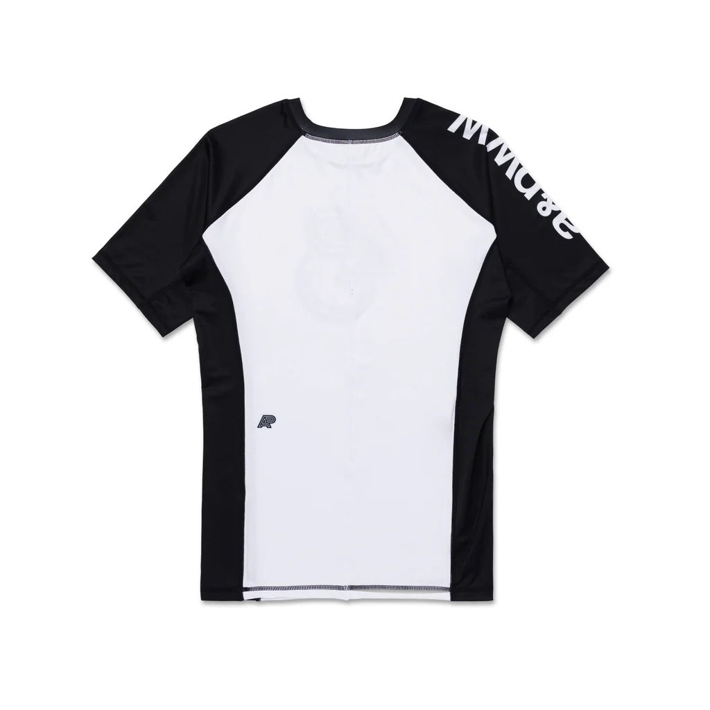 ALBINO & PRETO SS RANKED WHITE RASHGUARD
