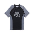 ALBINO & PRETO WW KIDS RANK SS RASHGUARD GREY/BLACK