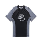 ALBINO & PRETO WW KIDS RANK SS RASHGUARD GREY/BLACK