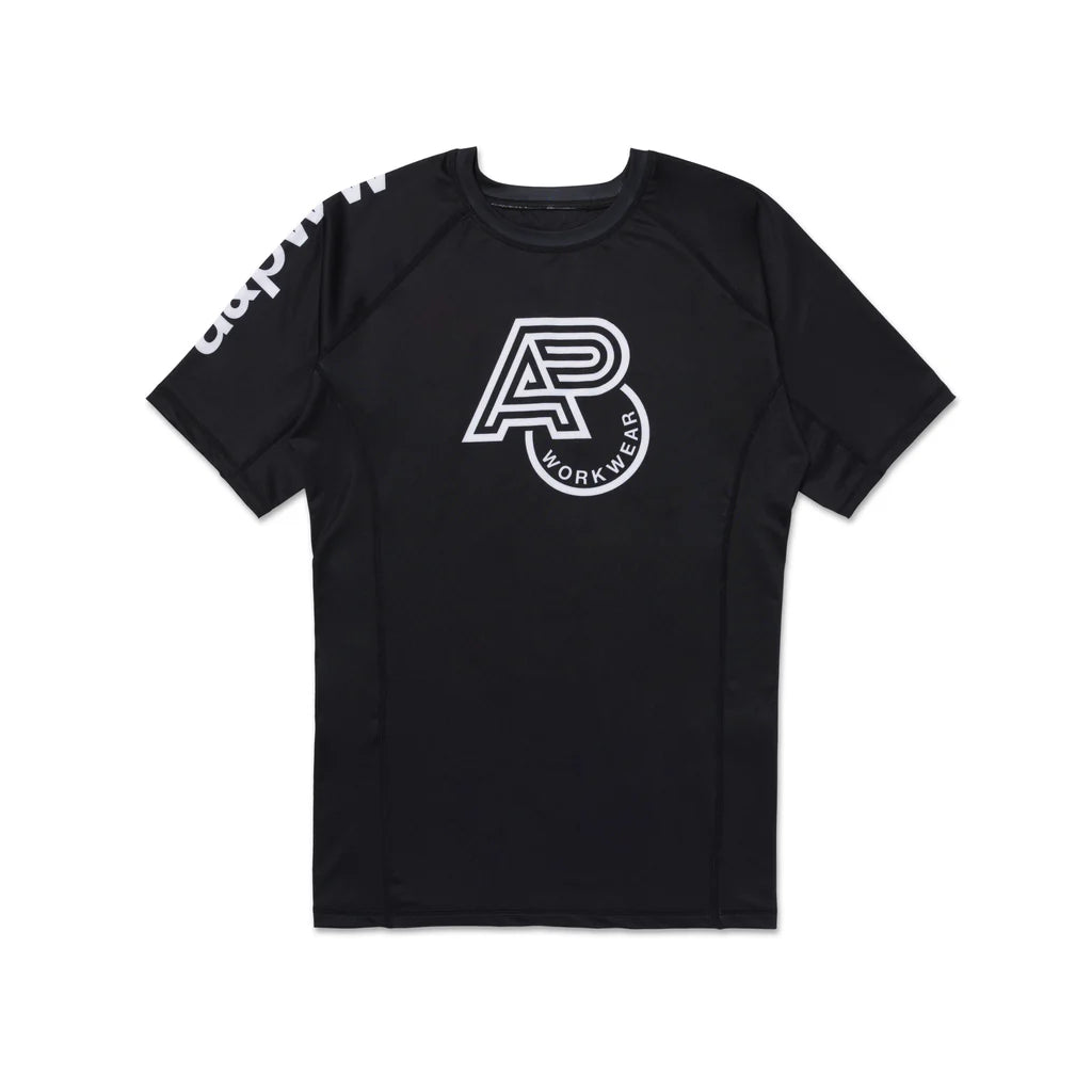 ALBINO & PRETO SS RANKED BLACK RASHGUARD